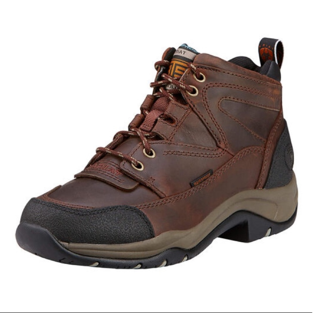 Ariat Terrain Waterproof Boot leather outdoor hiking women’s size 7 shoes trail - Picture 9 of 9